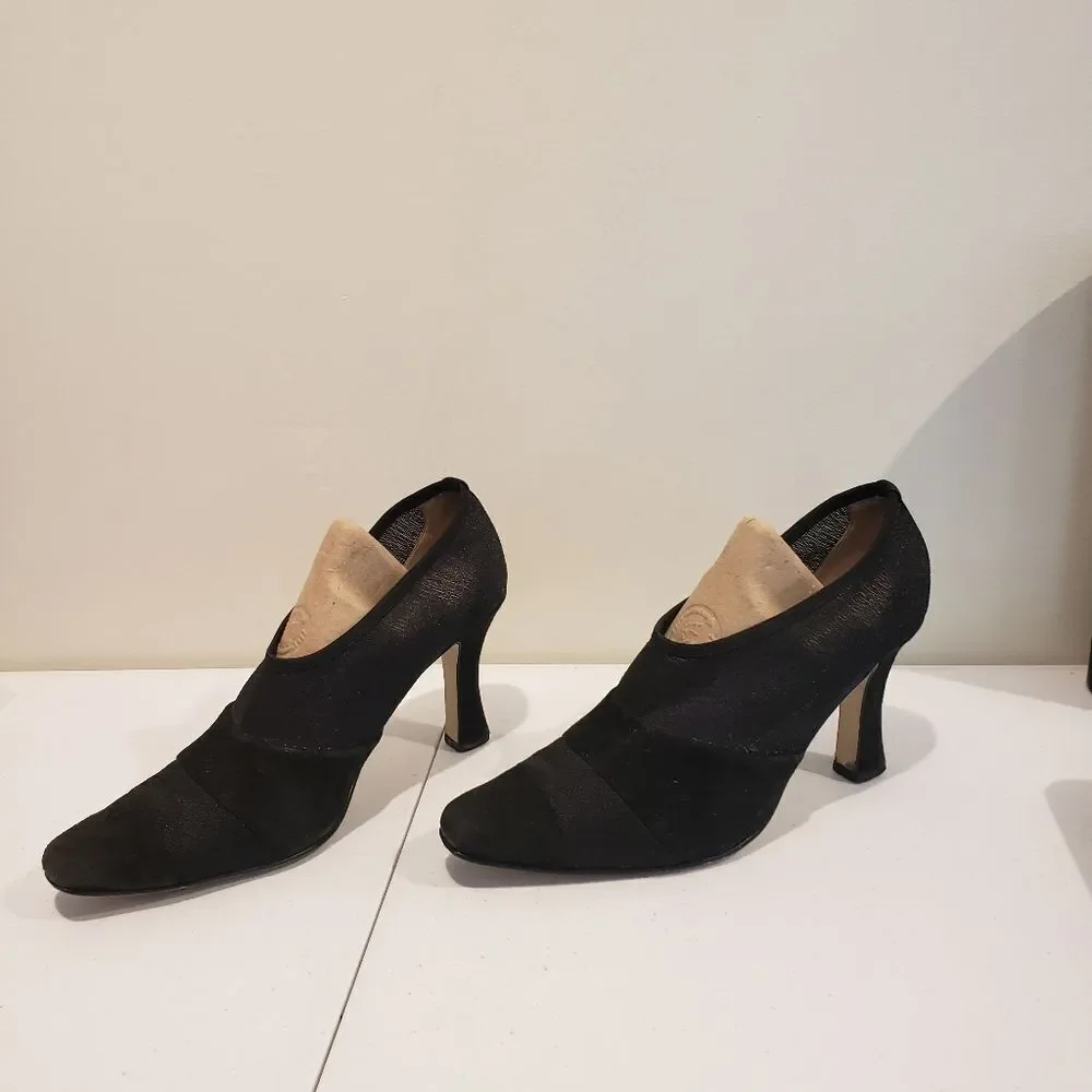 VTG Bisou Bisou Black Pumps Size 6